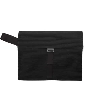 Pleats Flat Bag 2 Black