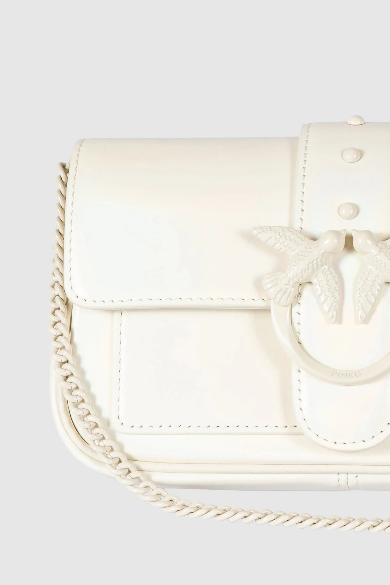 Total White Pocket Love Bag