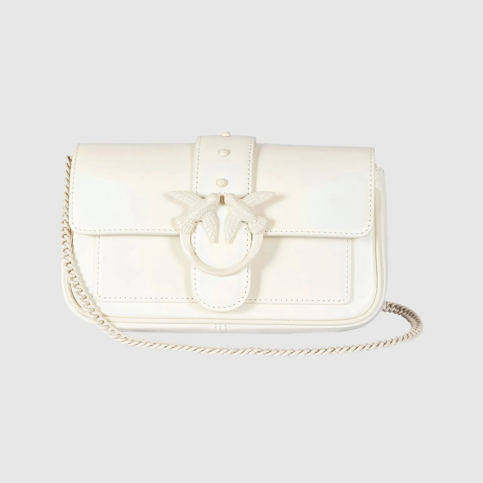 Total White Pocket Love Bag