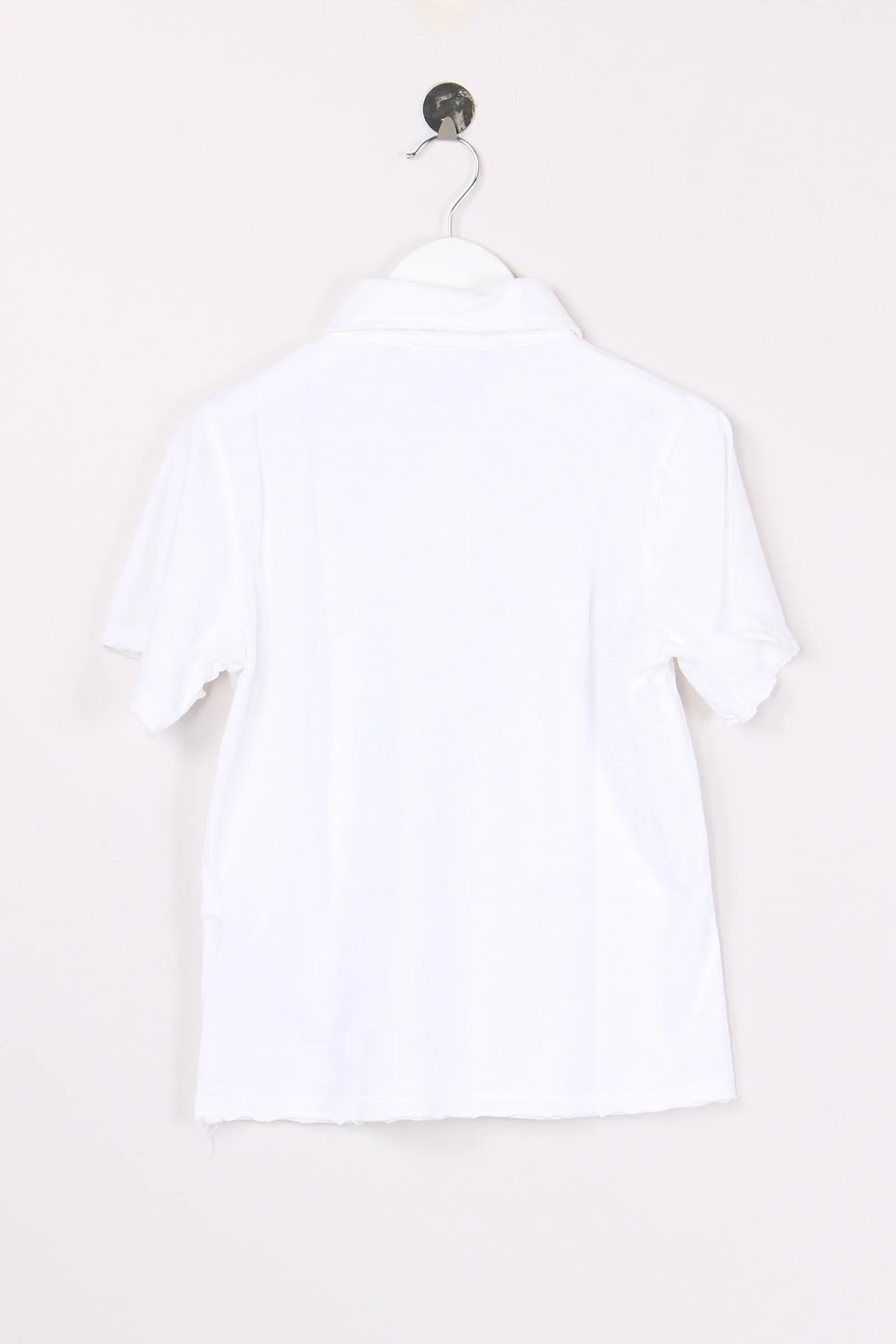 Basic White Pique Polo