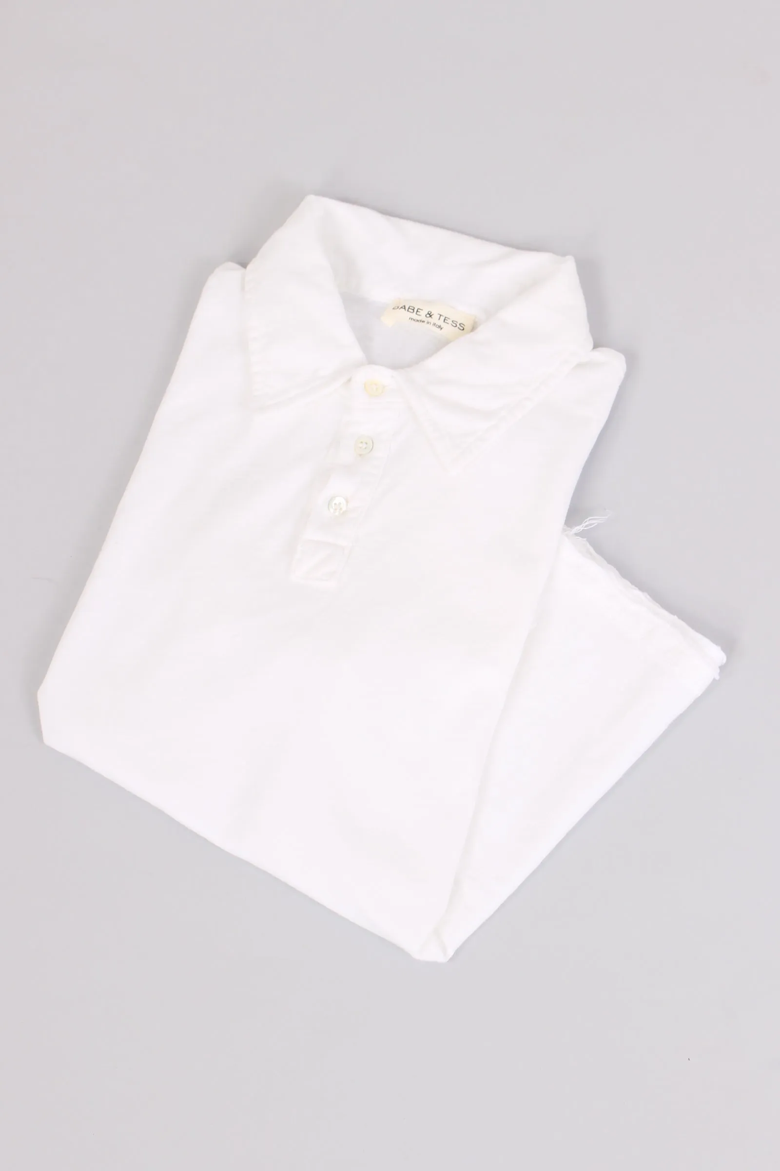 Basic White Pique Polo