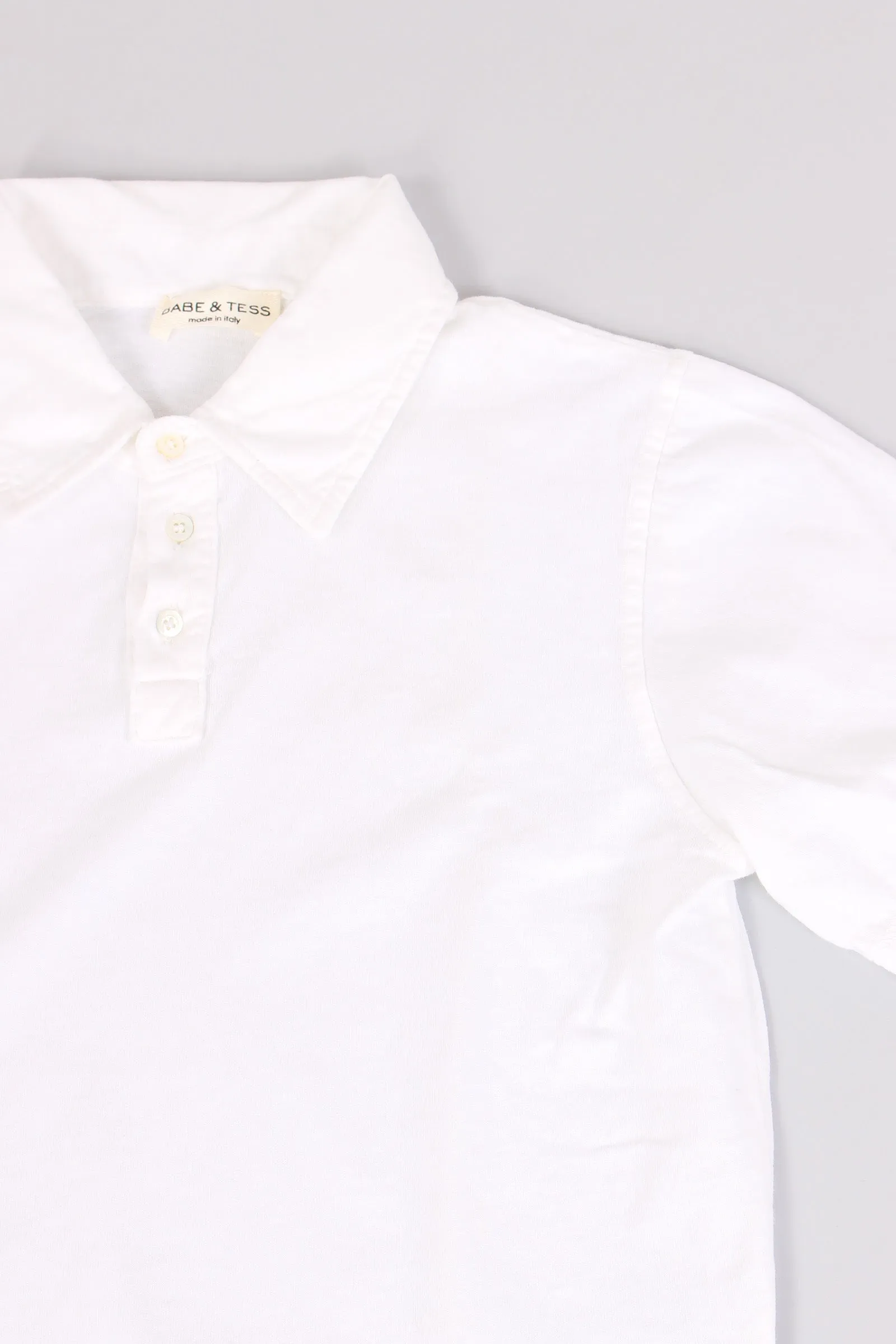 Basic White Pique Polo