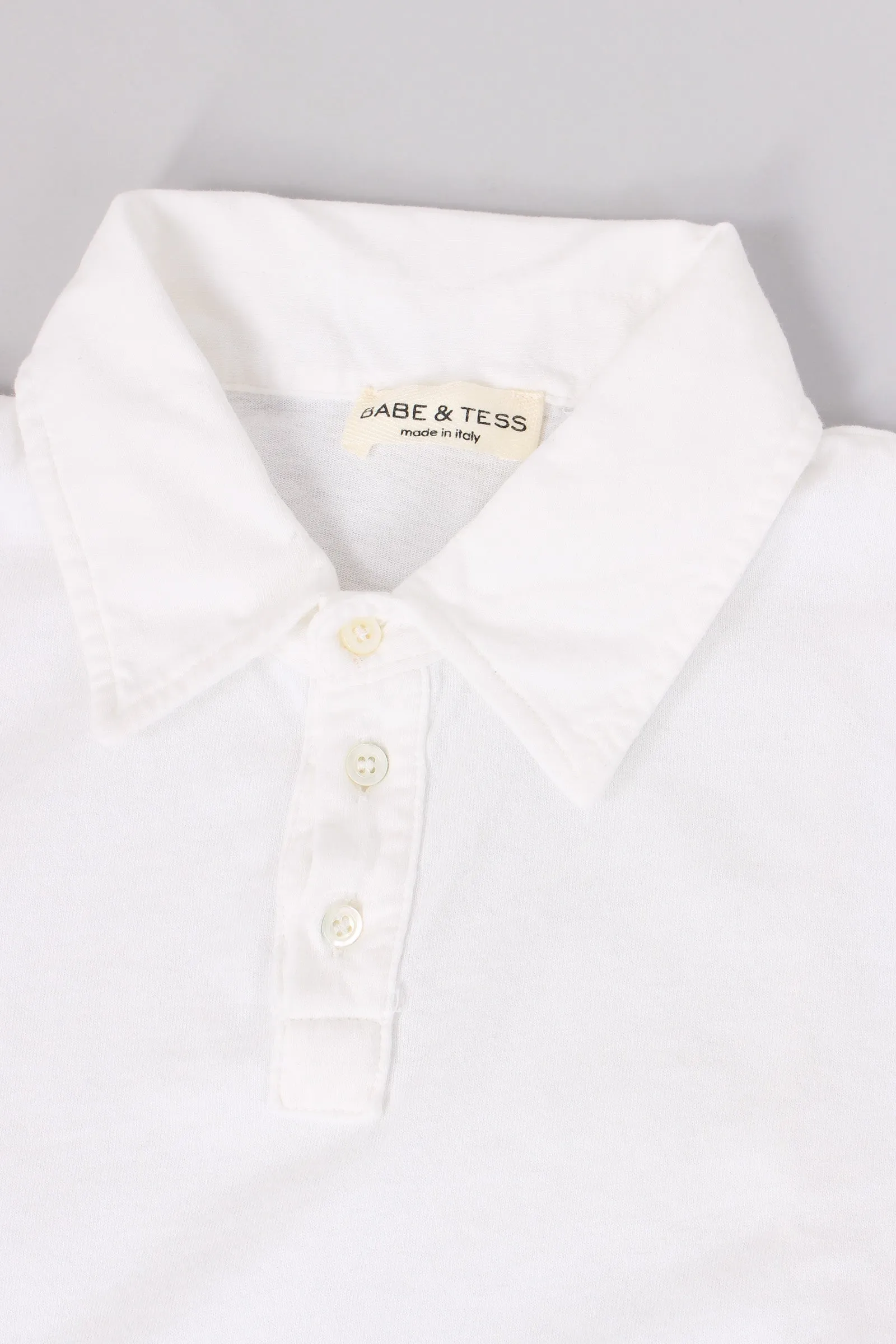 Basic White Pique Polo