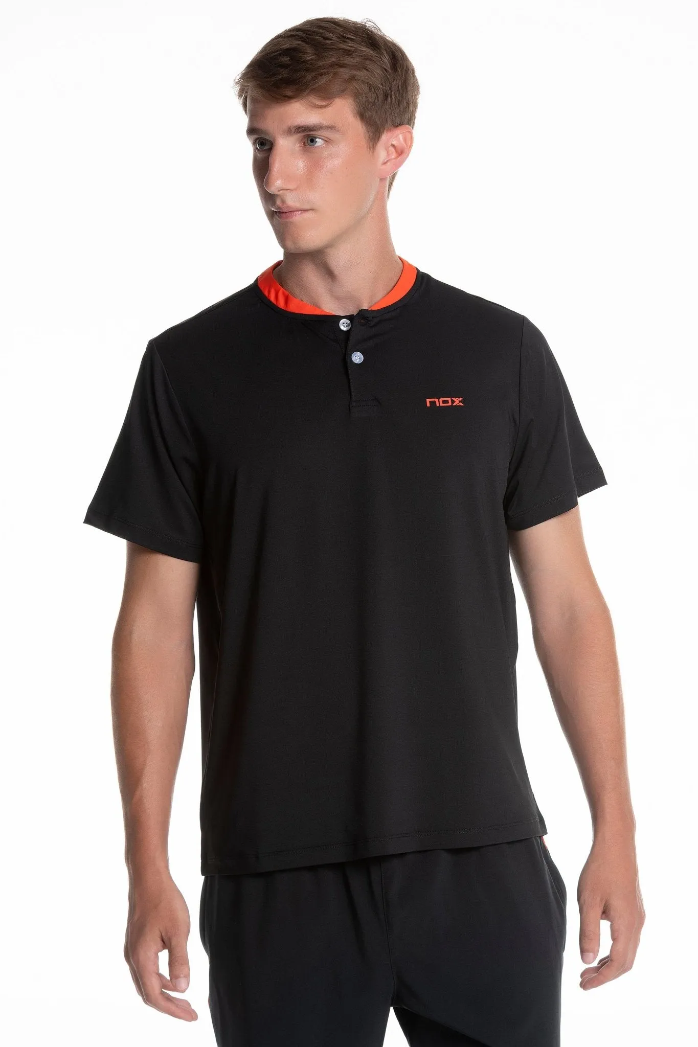 Polo deportivo hombre TEAM REGULAR negro