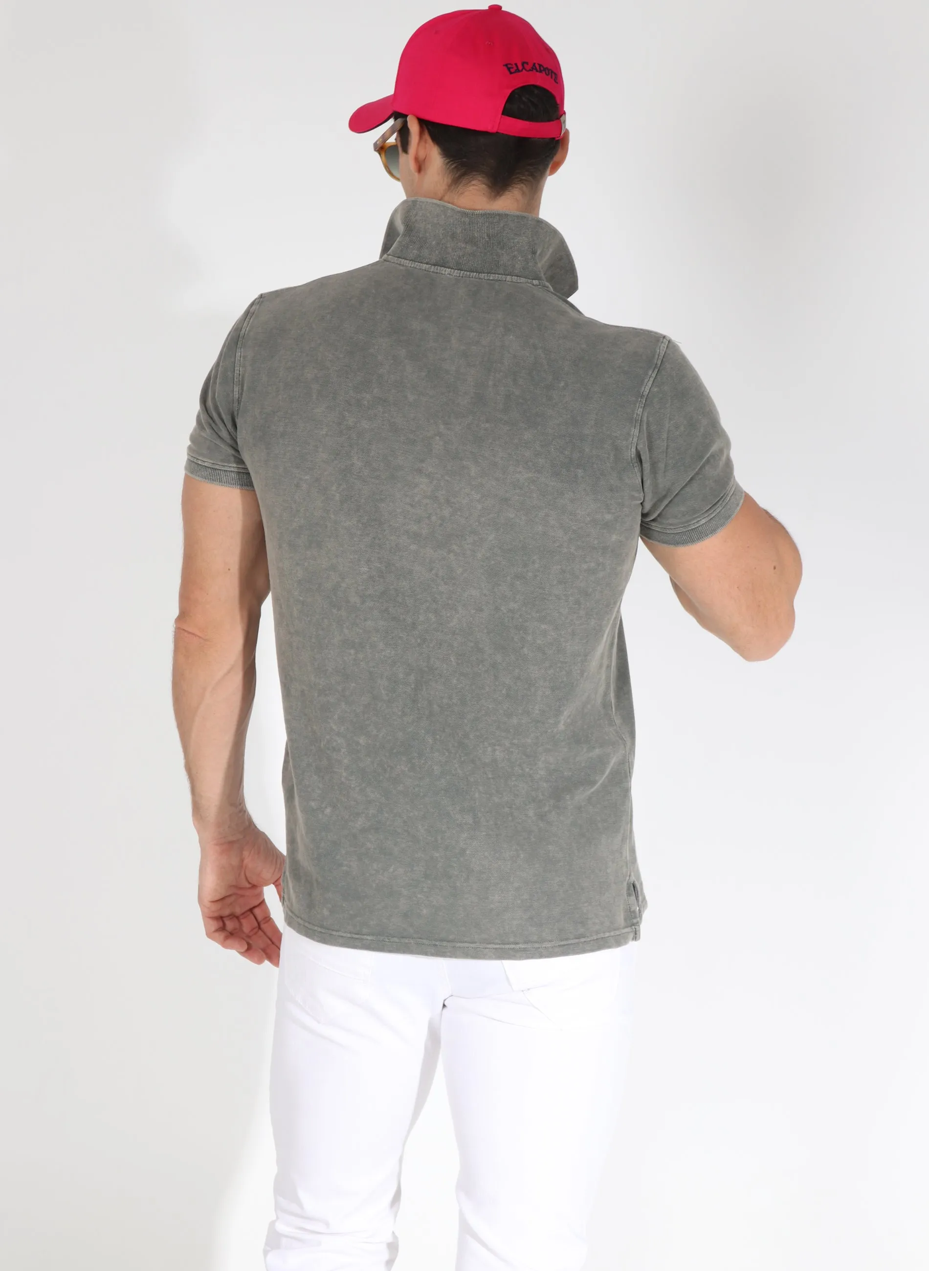 Grey Prenda Tinte Hombre Polo