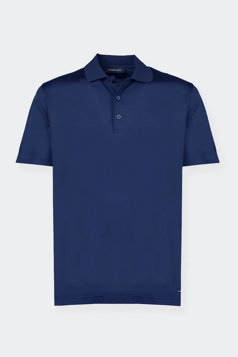 Polo Shirt in Blue Scottish Thread Jeans