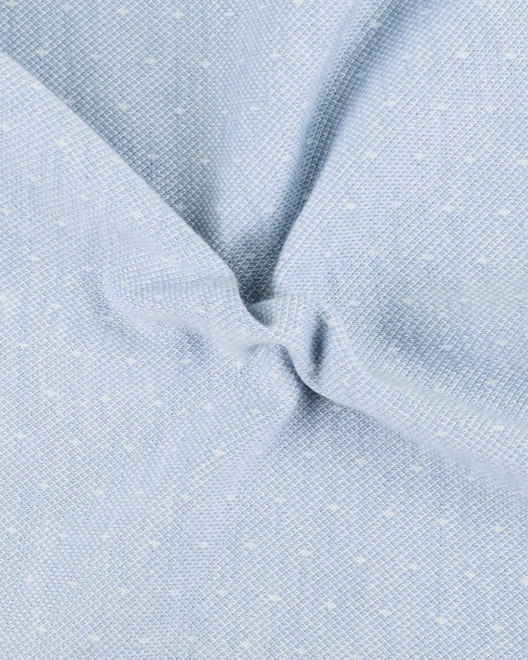 Polo Light Blue Dotted