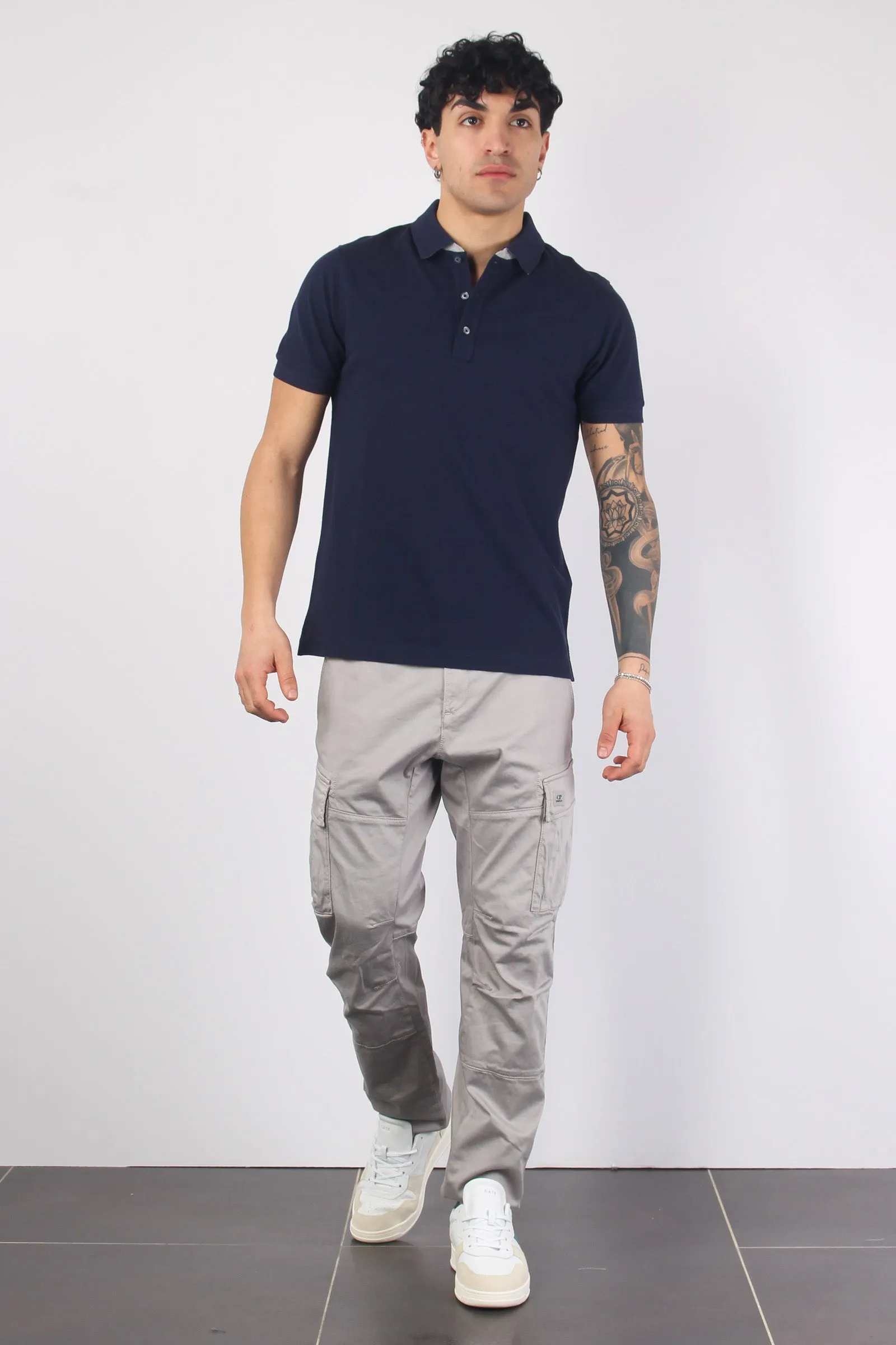 Biro Double Collar Piquet Polo