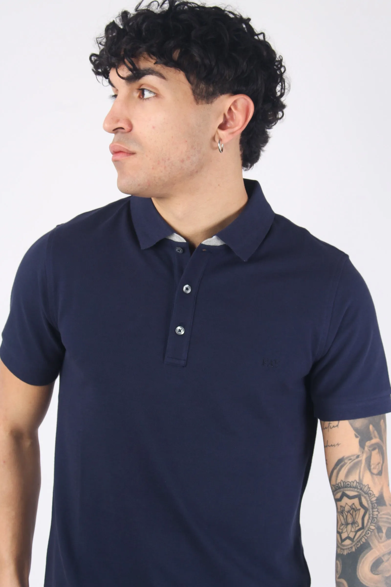 Biro Double Collar Piquet Polo