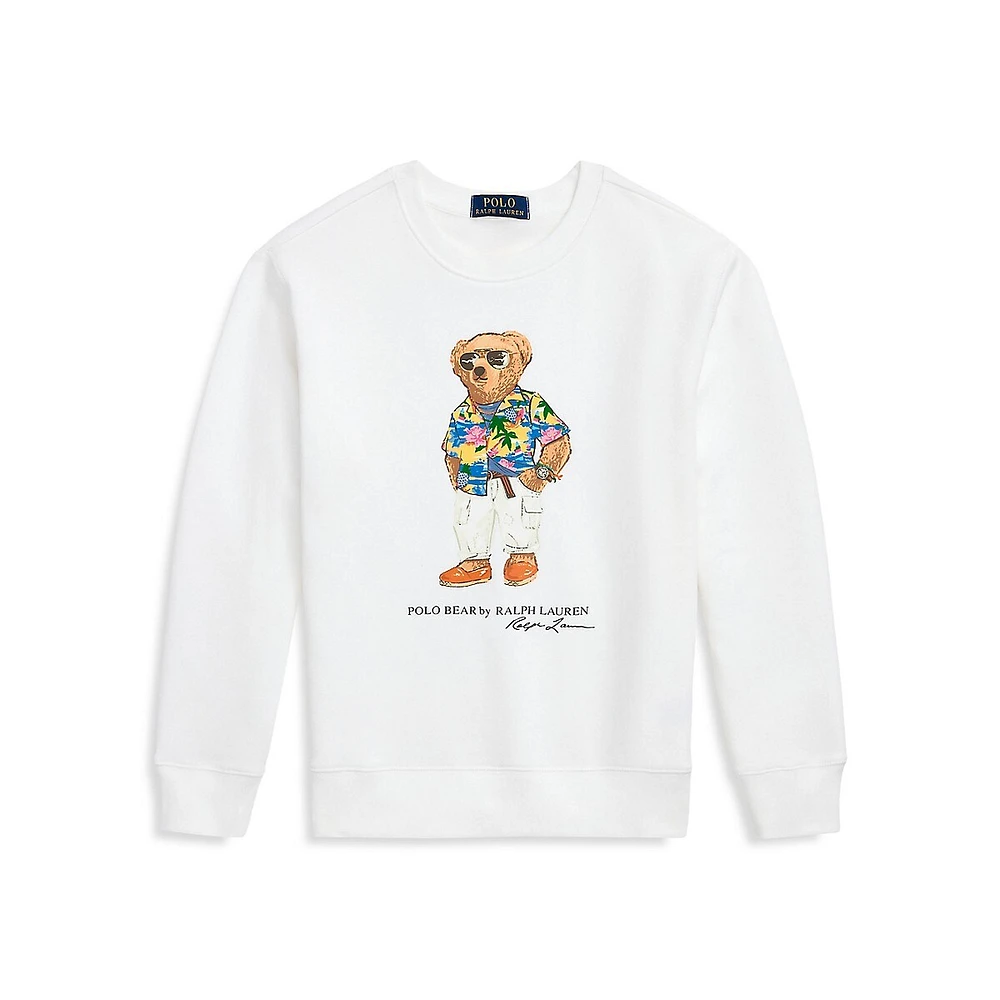 Polo Ralph Lauren Boy's Polo Bear Fleece Sweatshirt