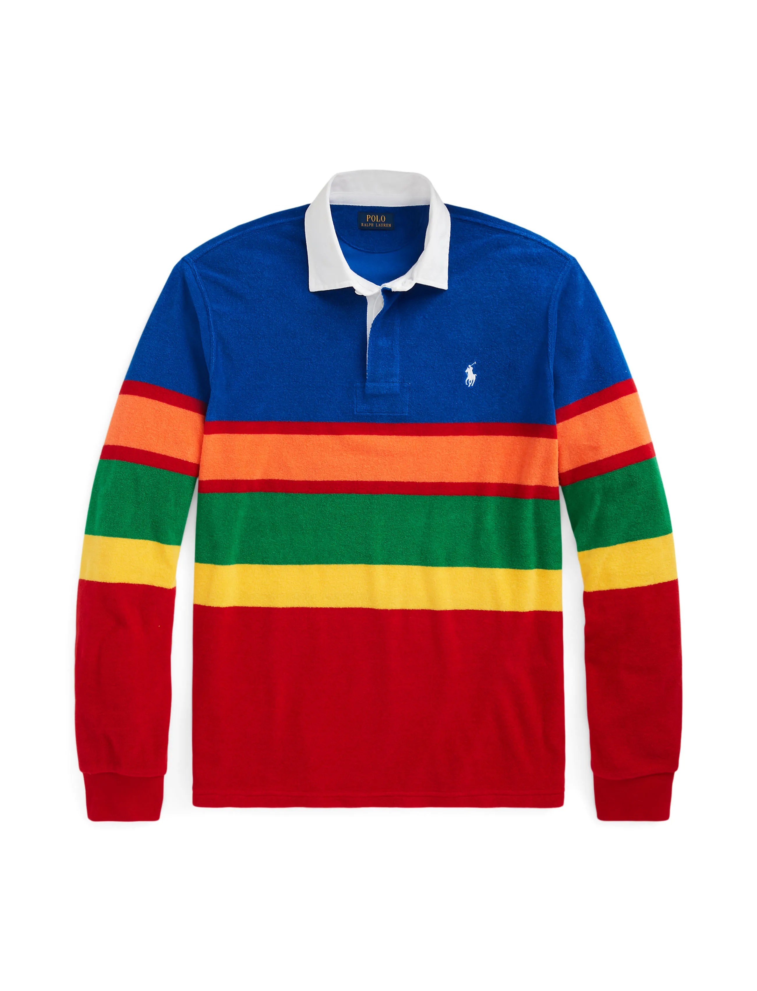 Polo Ralph Lauren Classic Fit Stripe Rugby Shirt Sapphire