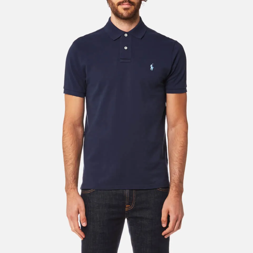 Polo Ralph Lauren Custom Cotton-Piqué Polo Shirt - S | Coggles