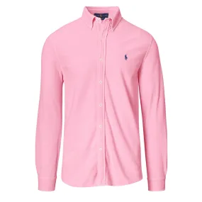 Pink Ralph Lauren Featherweight Mesh Polo Shirt