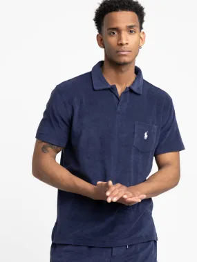 Polo Ralph Lauren Newport Navy Classic Fit Terry Polo Shirt