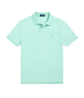 Polo Ralph Lauren - Polo coupe ajustée en piqué celadon/c7580