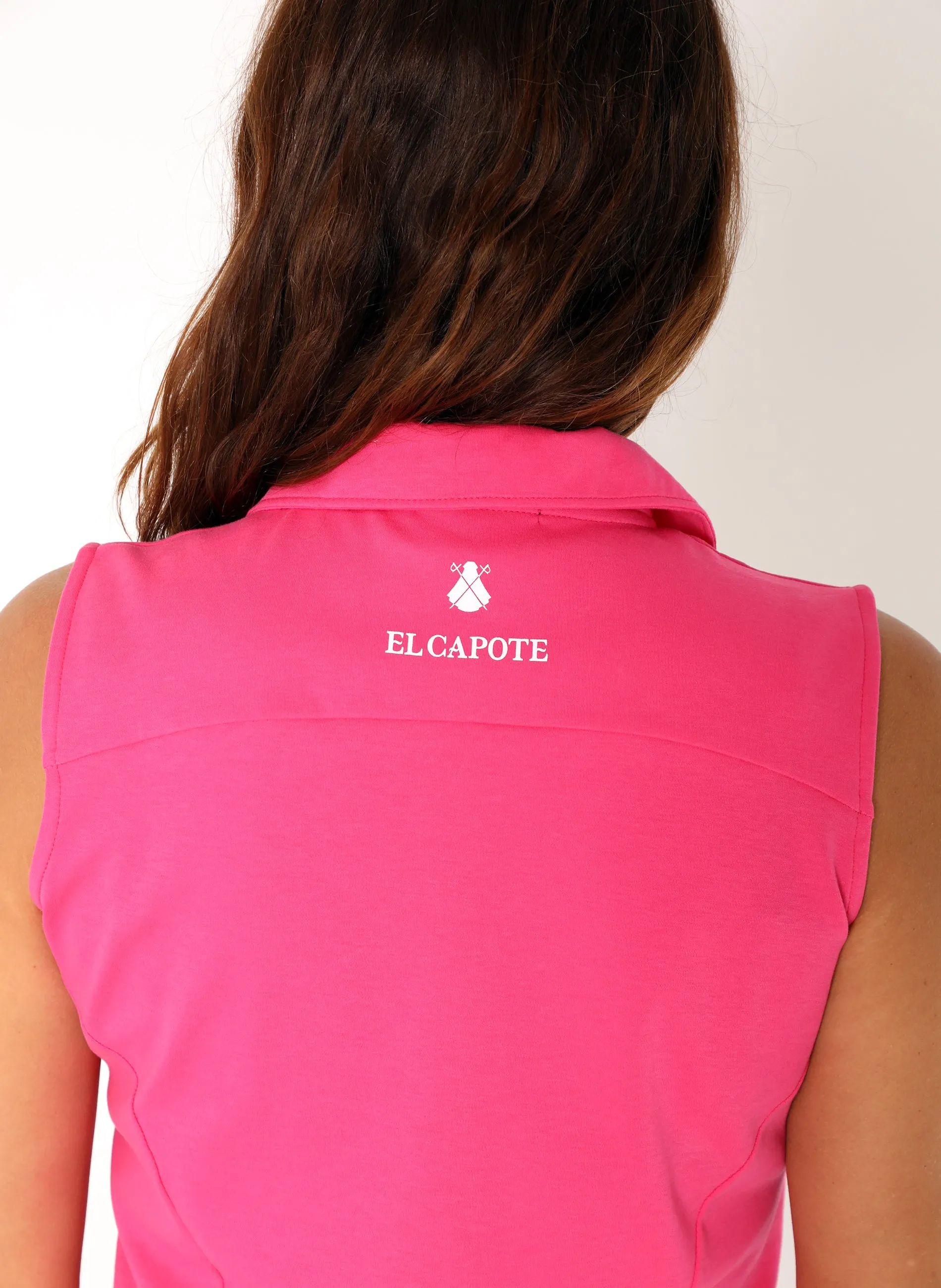 Women's Pink Interlock Polo