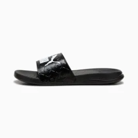 Popcat 20 Superlogo Unisex Slides | PUMA Black-PUMA White | PUMA Slides & Sandals | PUMA 