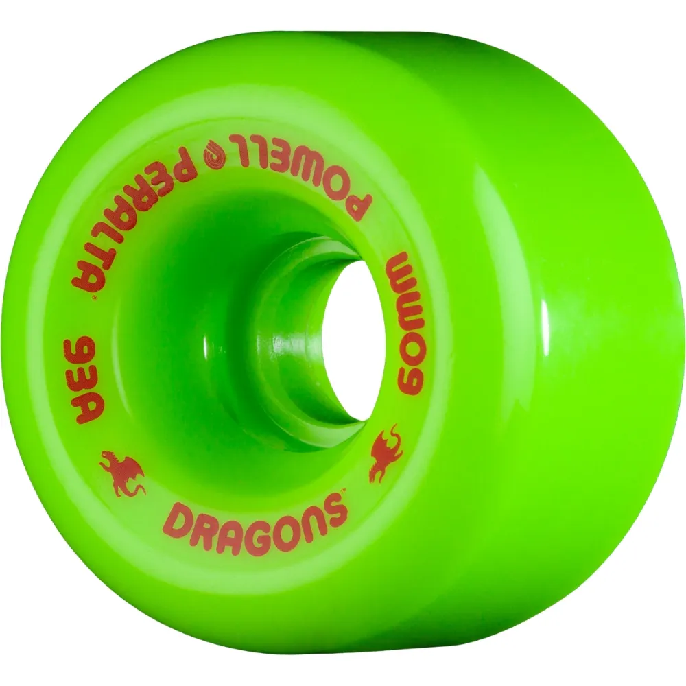 Powell Peralta Dragon Formula 60mm x 39mm 93a Green Wheels