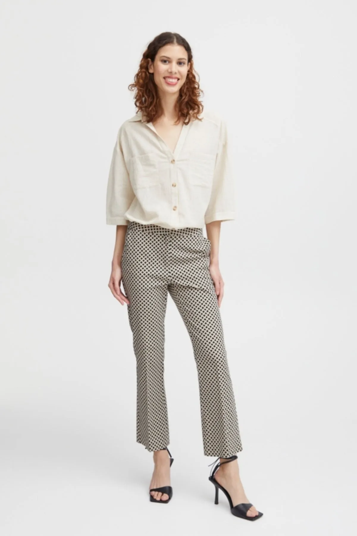 Printed Cotton Trousers