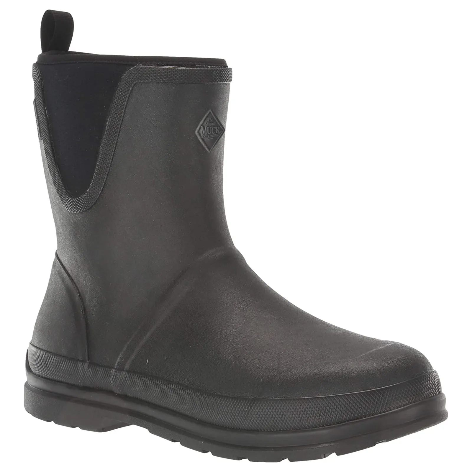 Pull On Mid Rubber Men's Mid Calf Boots - UK 4 - US 5 Men - EU 37