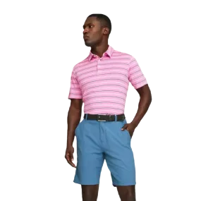 MATTR Striper Golf Polo - Pink