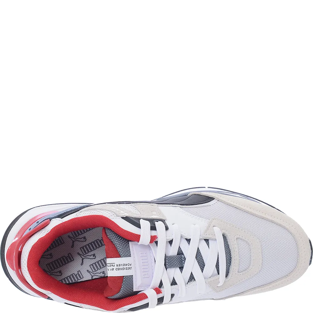 Puma Men's White And Black Mirage Sport Remix Trainers