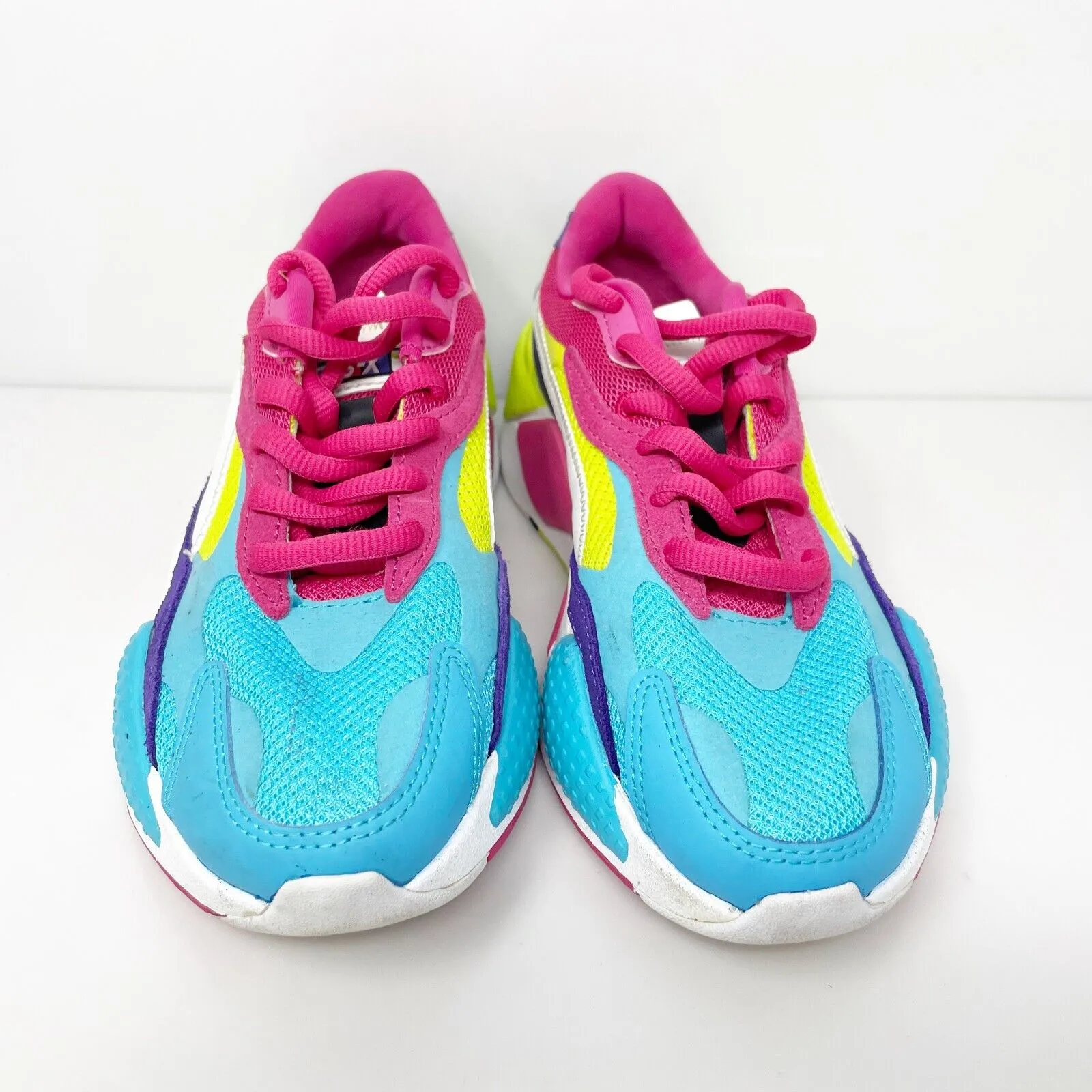 Puma Womens RS X3 Puzzle 373797-08 Multicolor Casual Shoes Sneakers Size 5.5