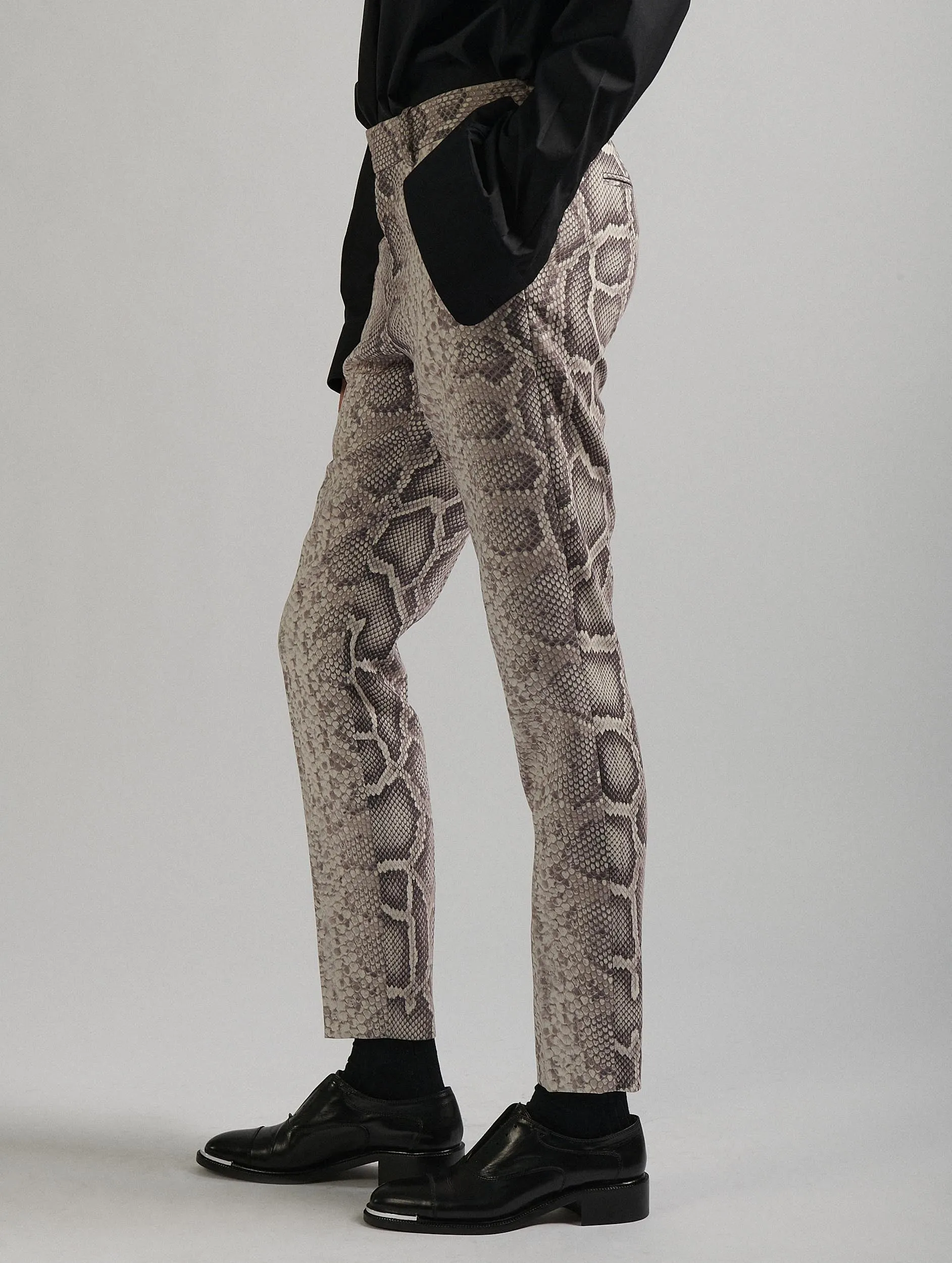 Python print crepe roxy trousers