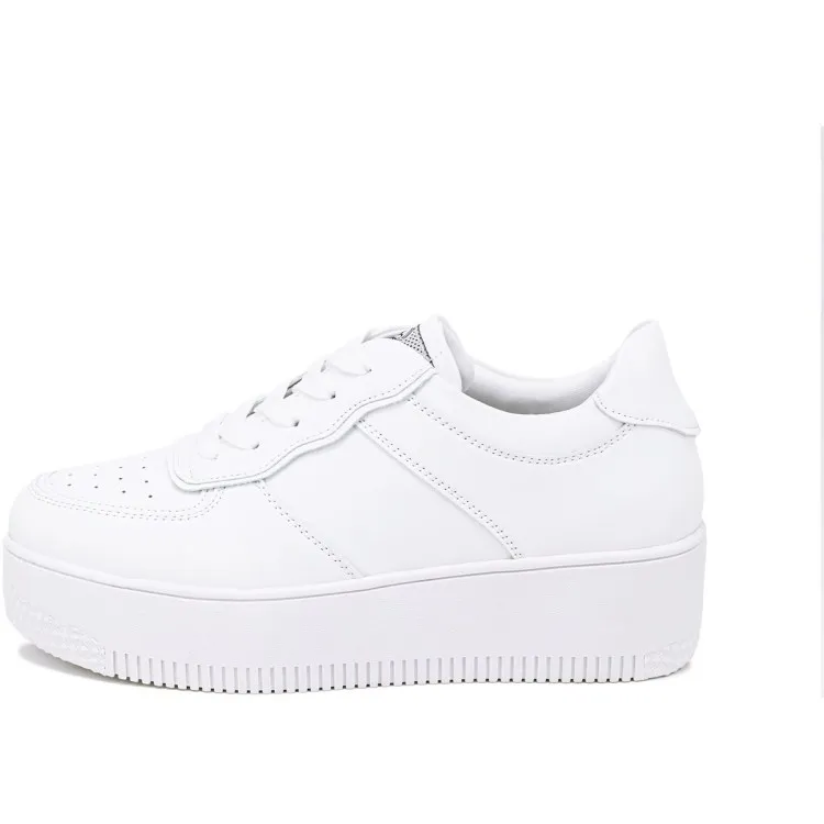 White Platform Sneakers for Women - QUEEN HELENA X2612