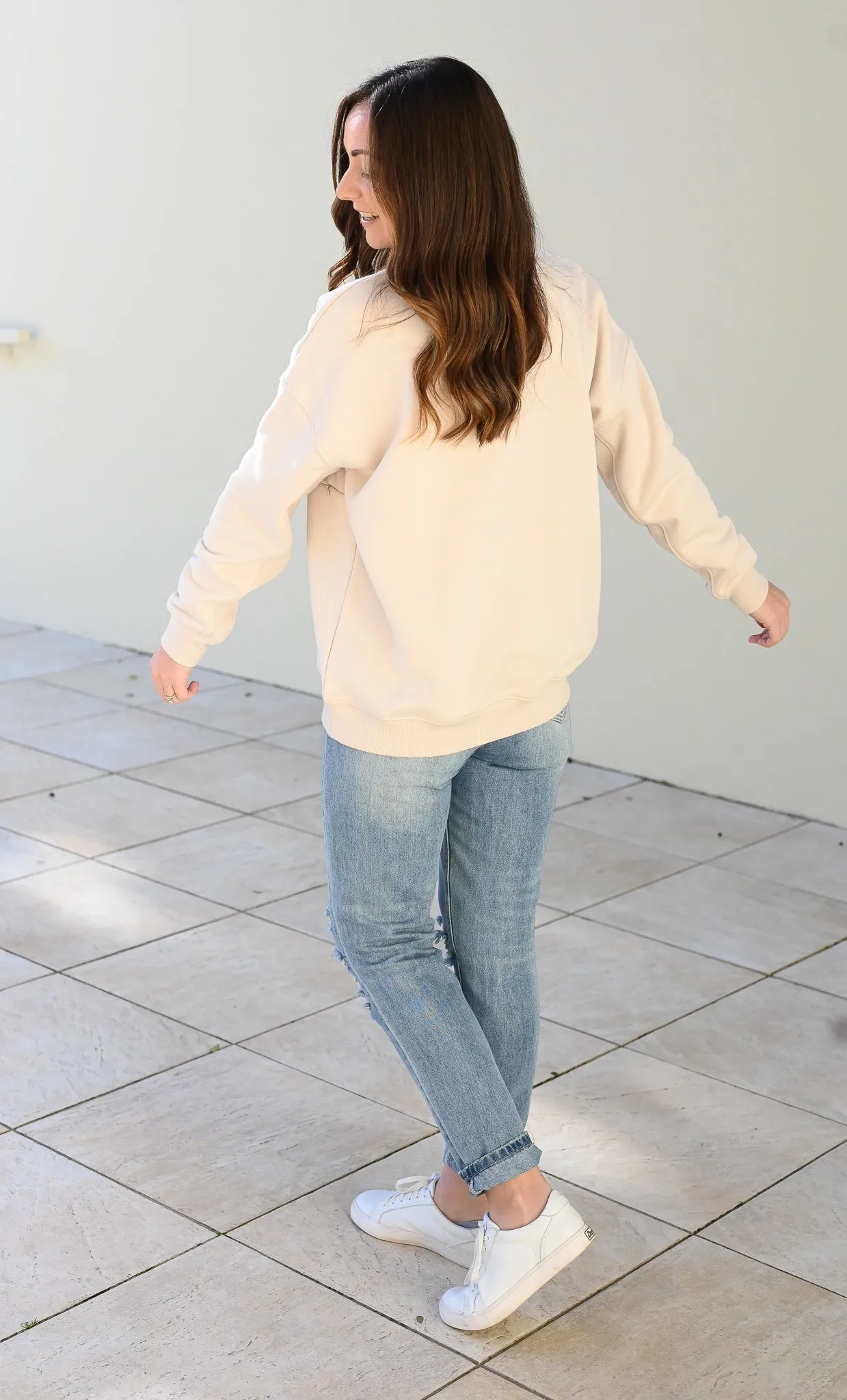 Quinn Sweatshirt - Beige