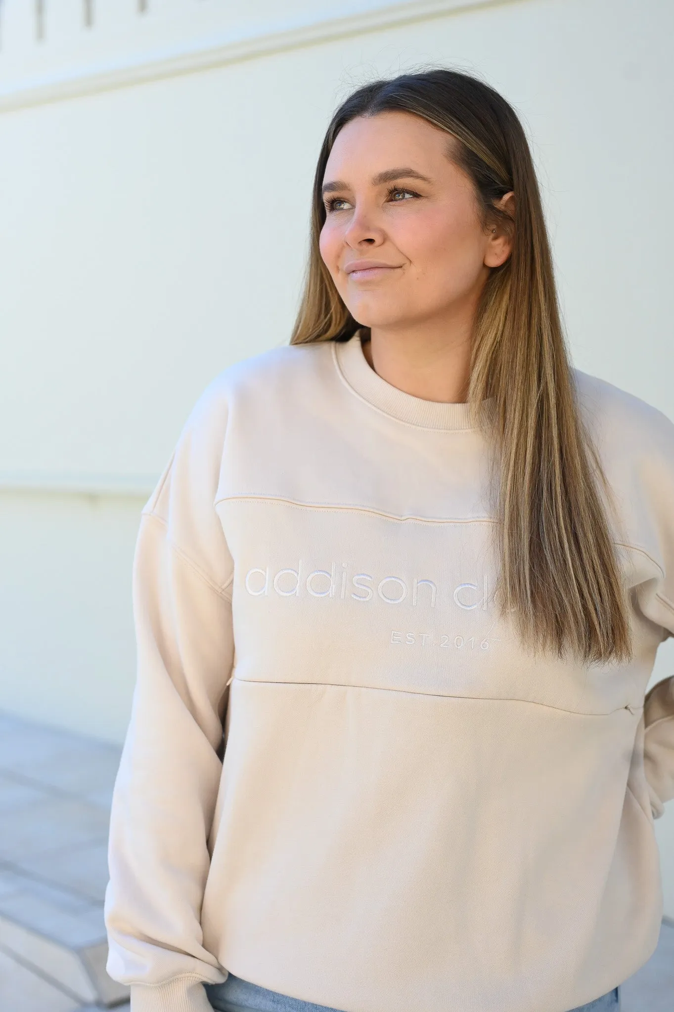 Quinn Sweatshirt - Beige