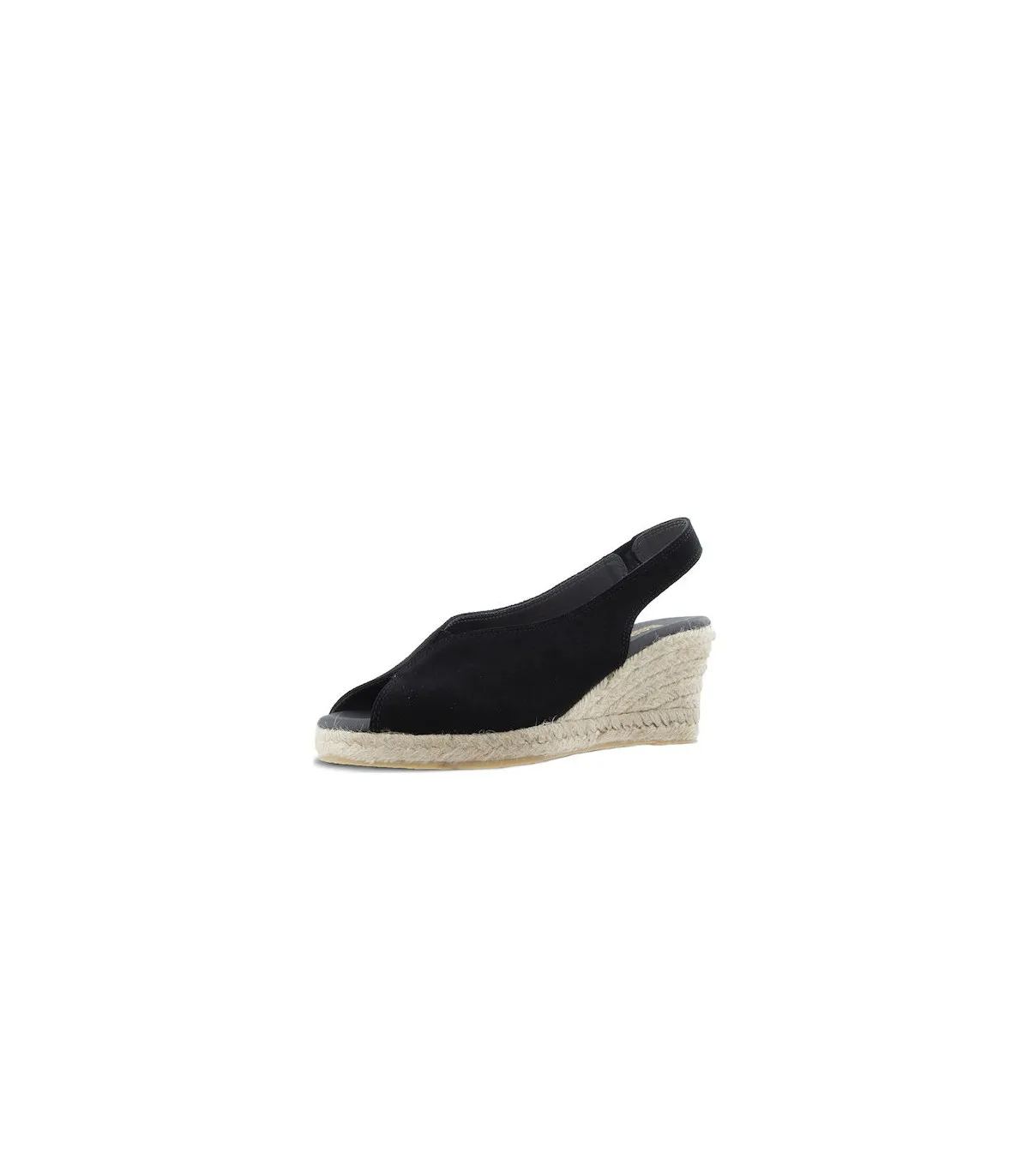 Ragazza Leather Espadrilles Platform- Black