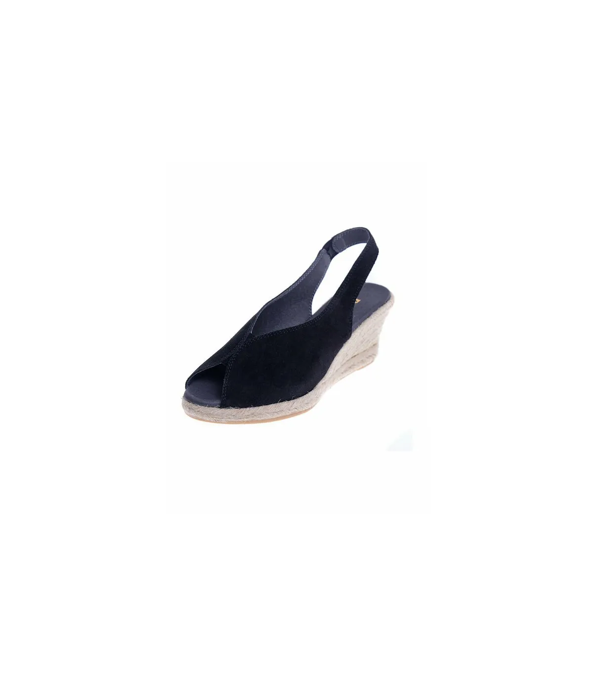 Ragazza Leather Espadrilles Platform- Black