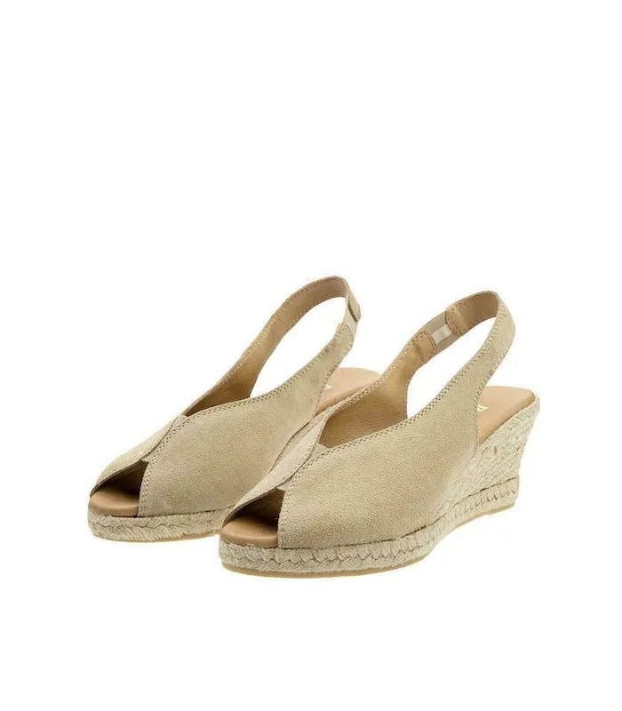 Ragazza Leather Espadrilles- beige