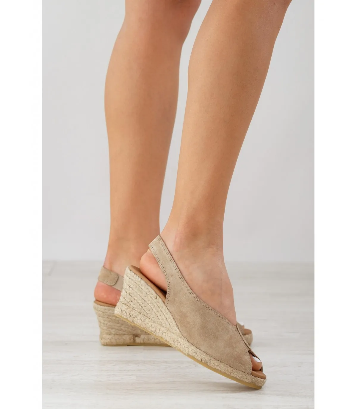 Ragazza Leather Espadrilles- beige