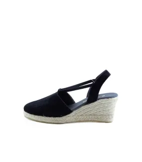 Ragazza Leather Espadrilles- Black