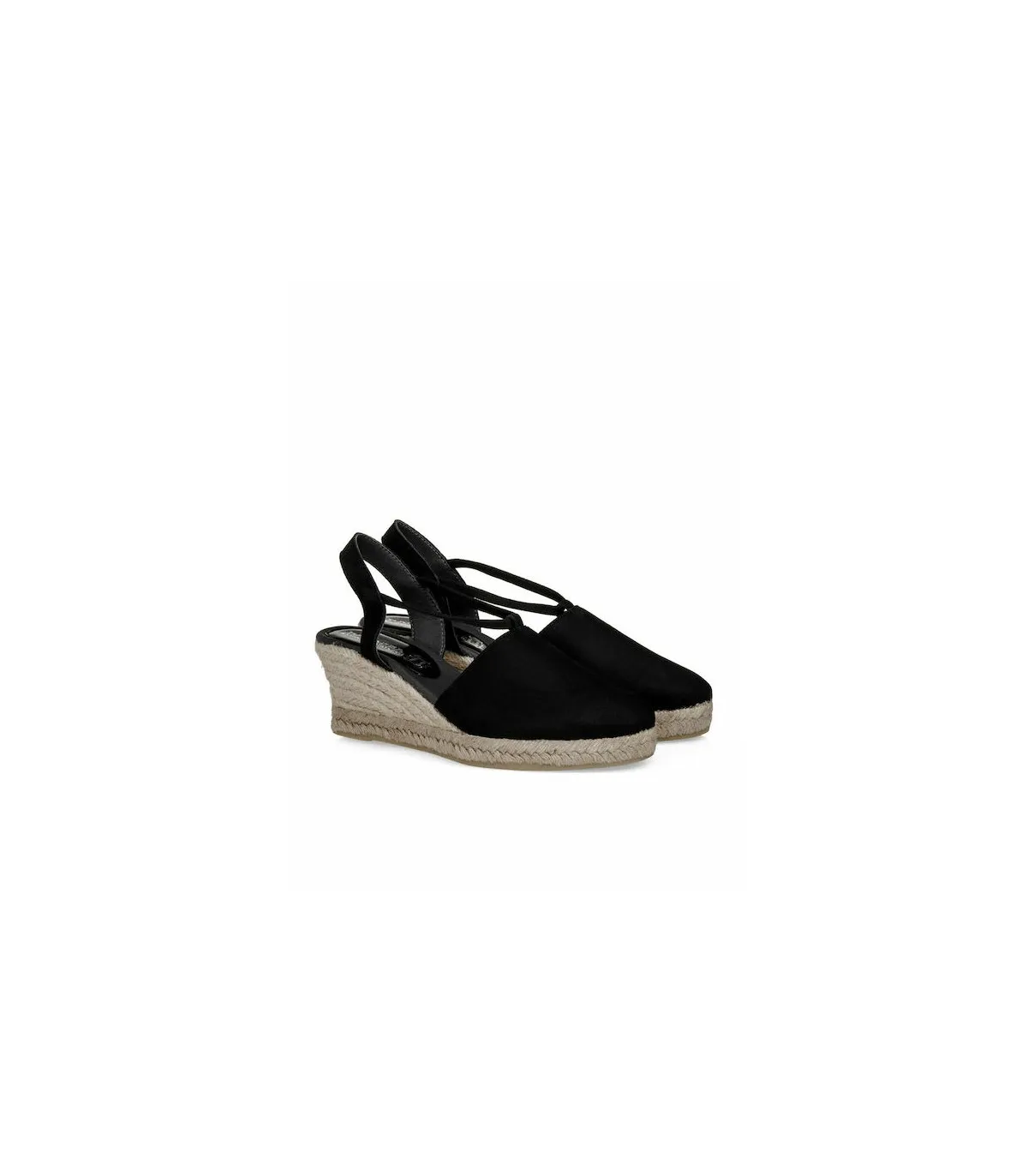 Ragazza Leather Espadrilles- Black