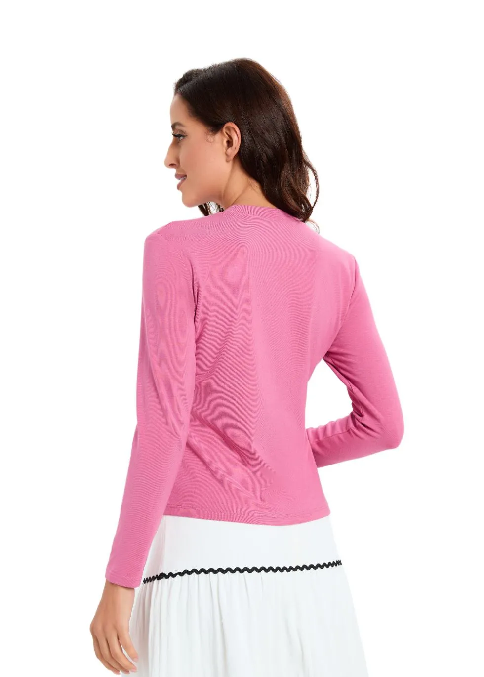 Raspberry Knit Top