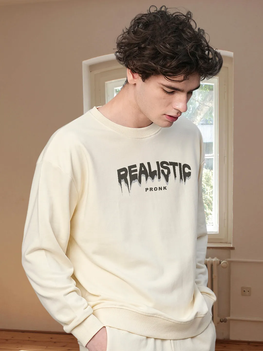 Realastic Drop Shoulder Premium Terry Sweatshirt