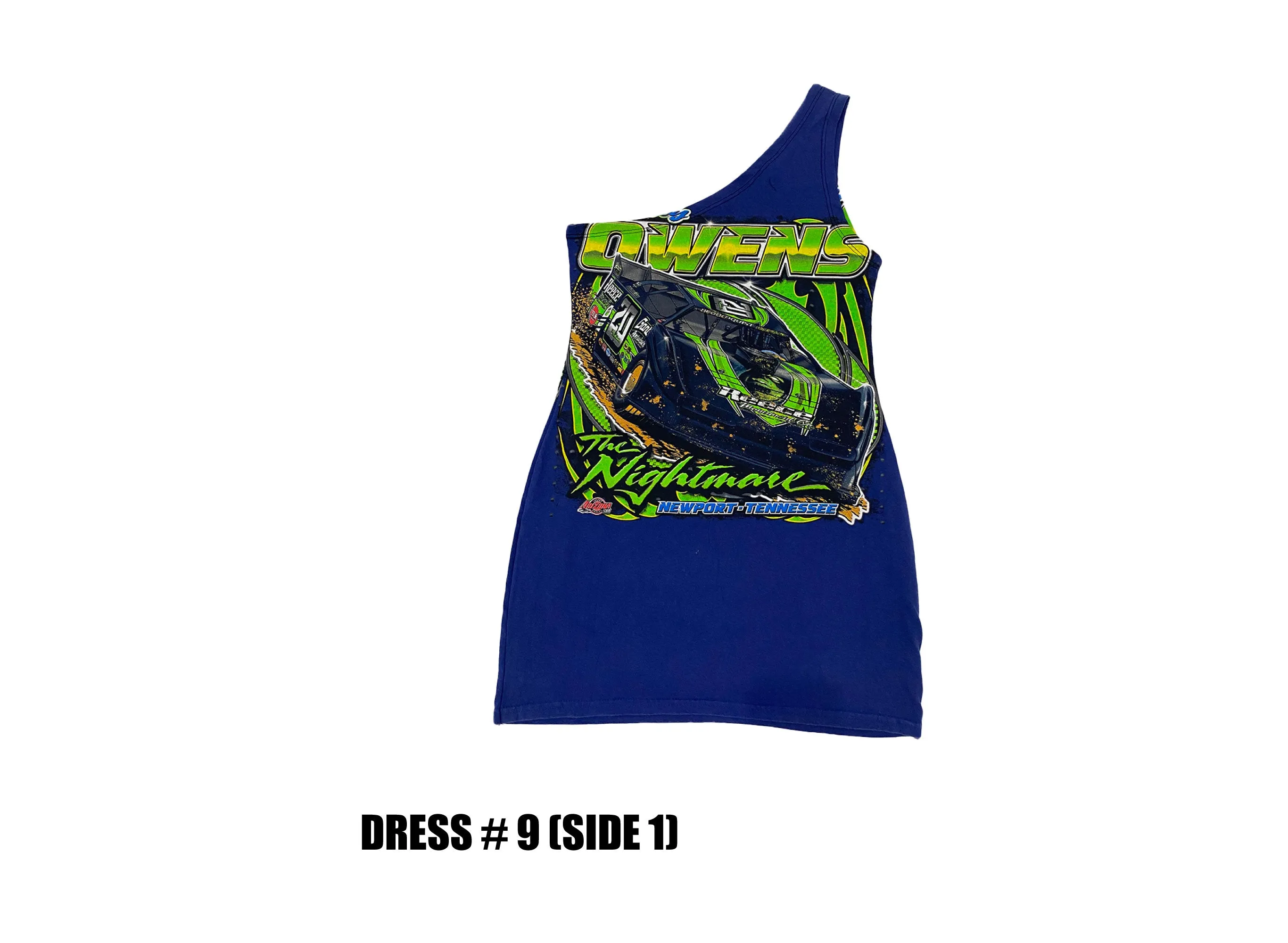 One Shoulder Bodycon Race Dress