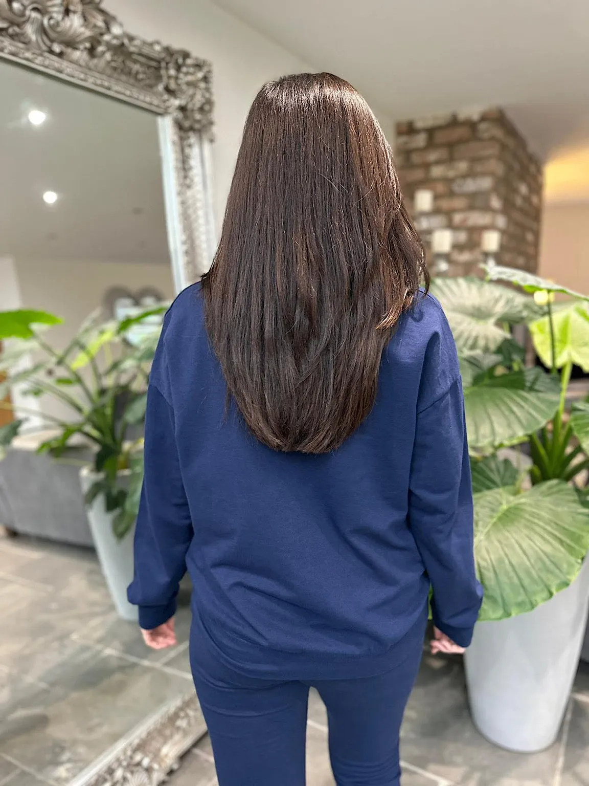 Reema Navy Blue Sweatshirt