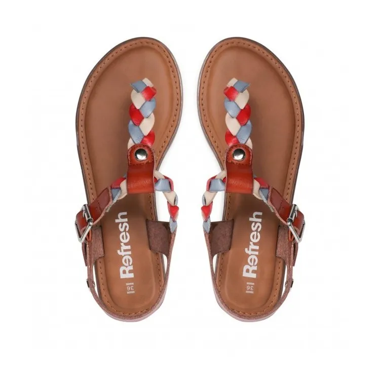 Cuoio Flat Thong Sandals Refresh 79763 for Women