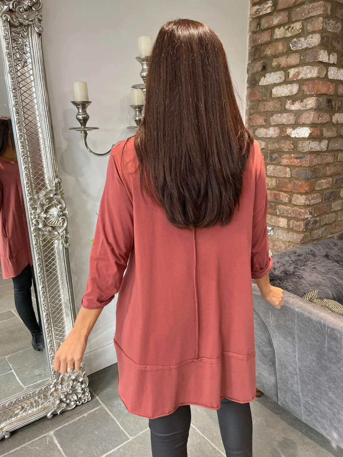 Reverse Hem Top Kaitlin