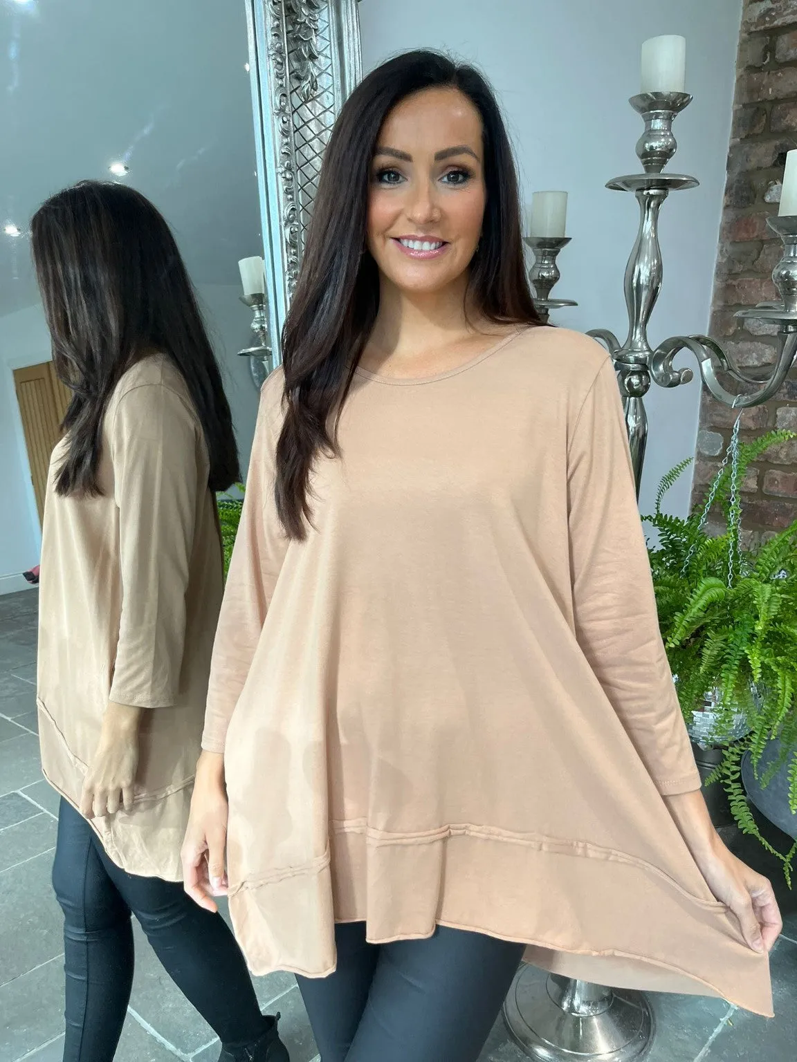 Reverse Hem Top Kaitlin