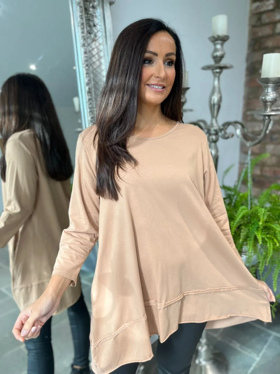 Reverse Hem Top Kaitlin