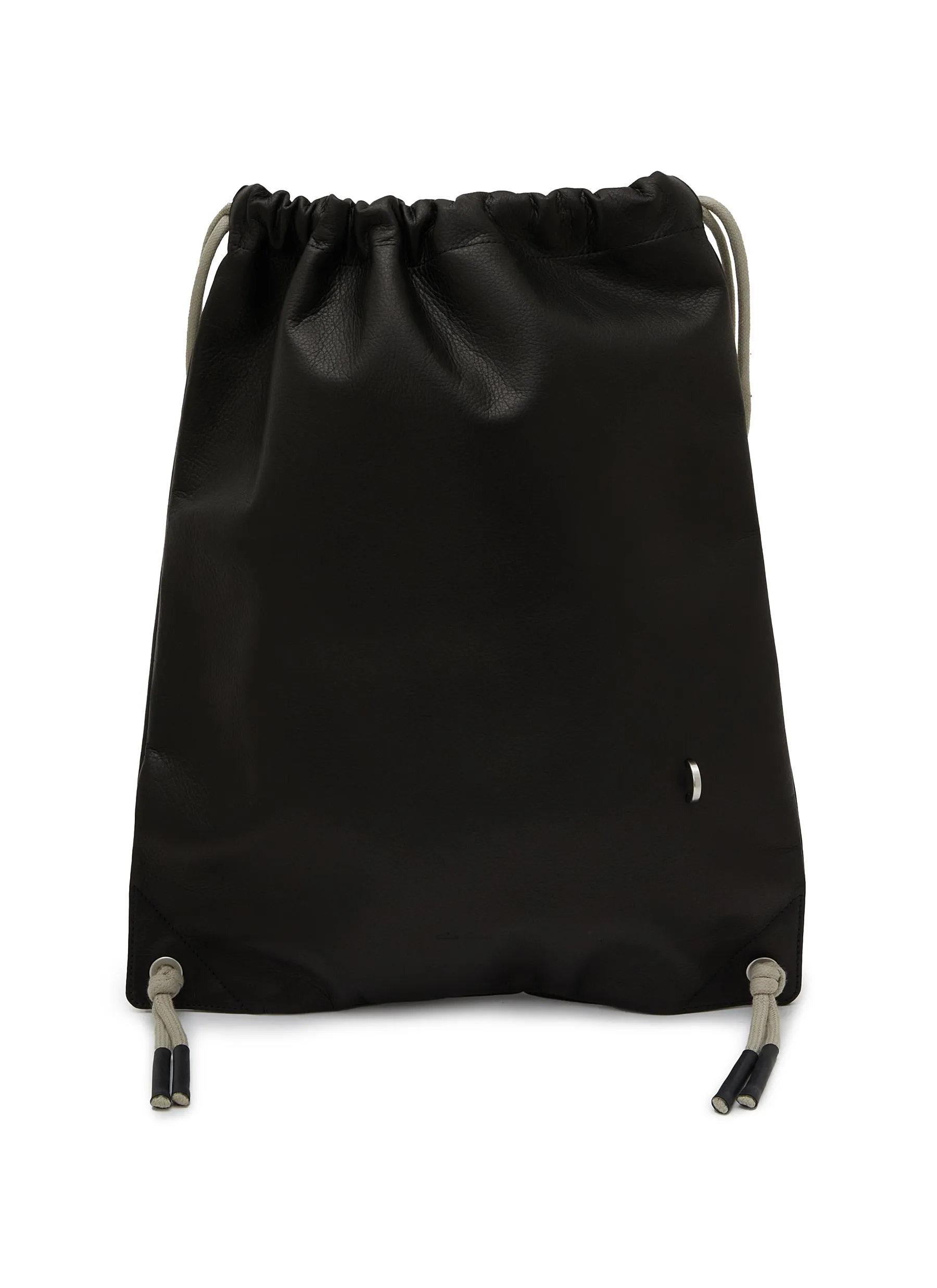 Rick Owens Leather Drawstring Backpack