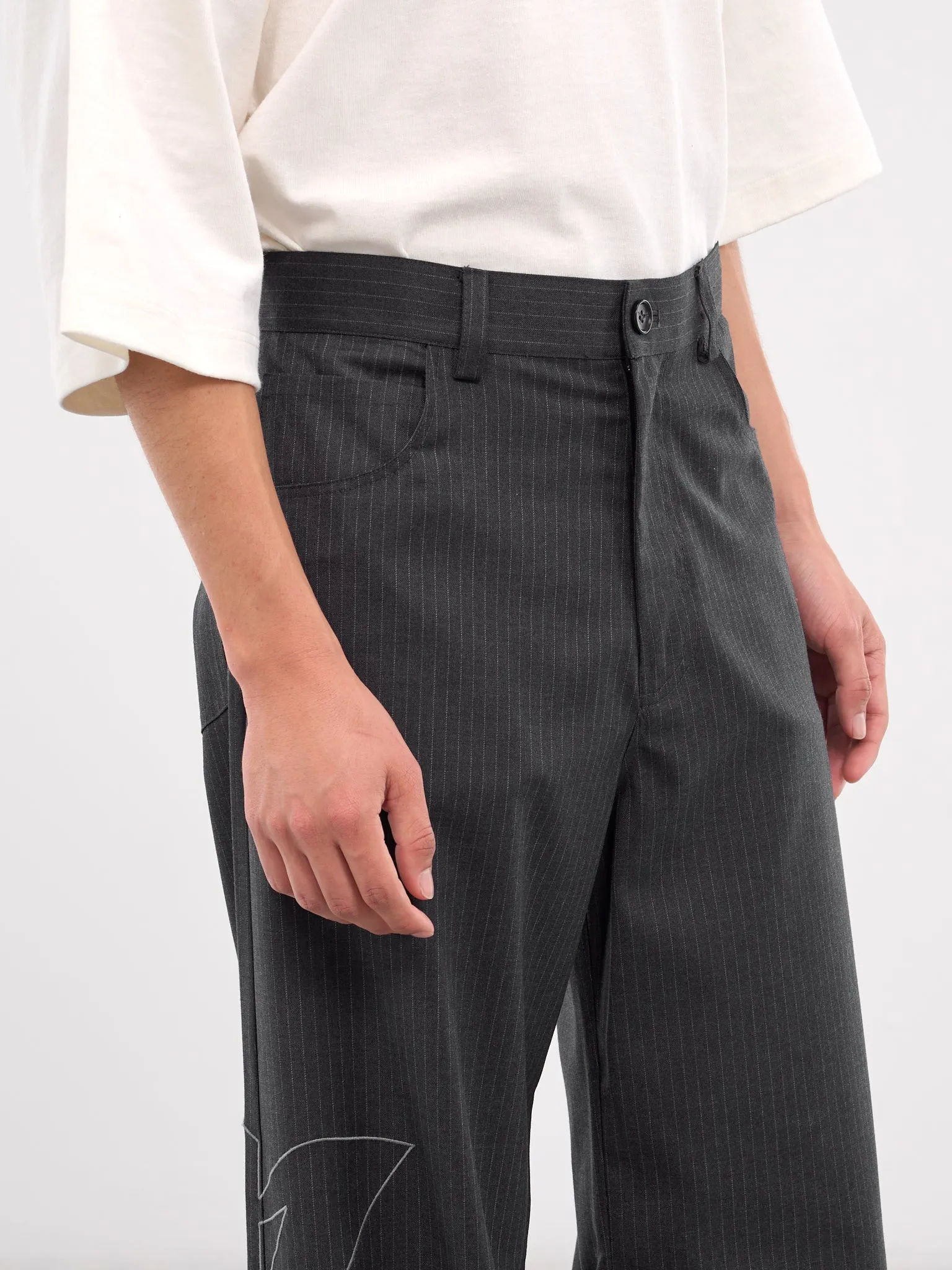 Right To Fail Trousers (KUF4MT01AP-TR361-PINSTRIPE)