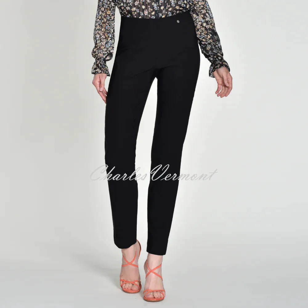 Robell Marie Full Length Black Trouser 51412-5499-90