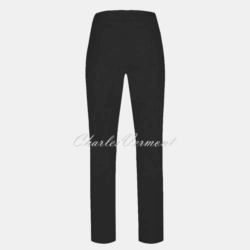 Robell Marie Full Length Black Trouser 51412-5499-90