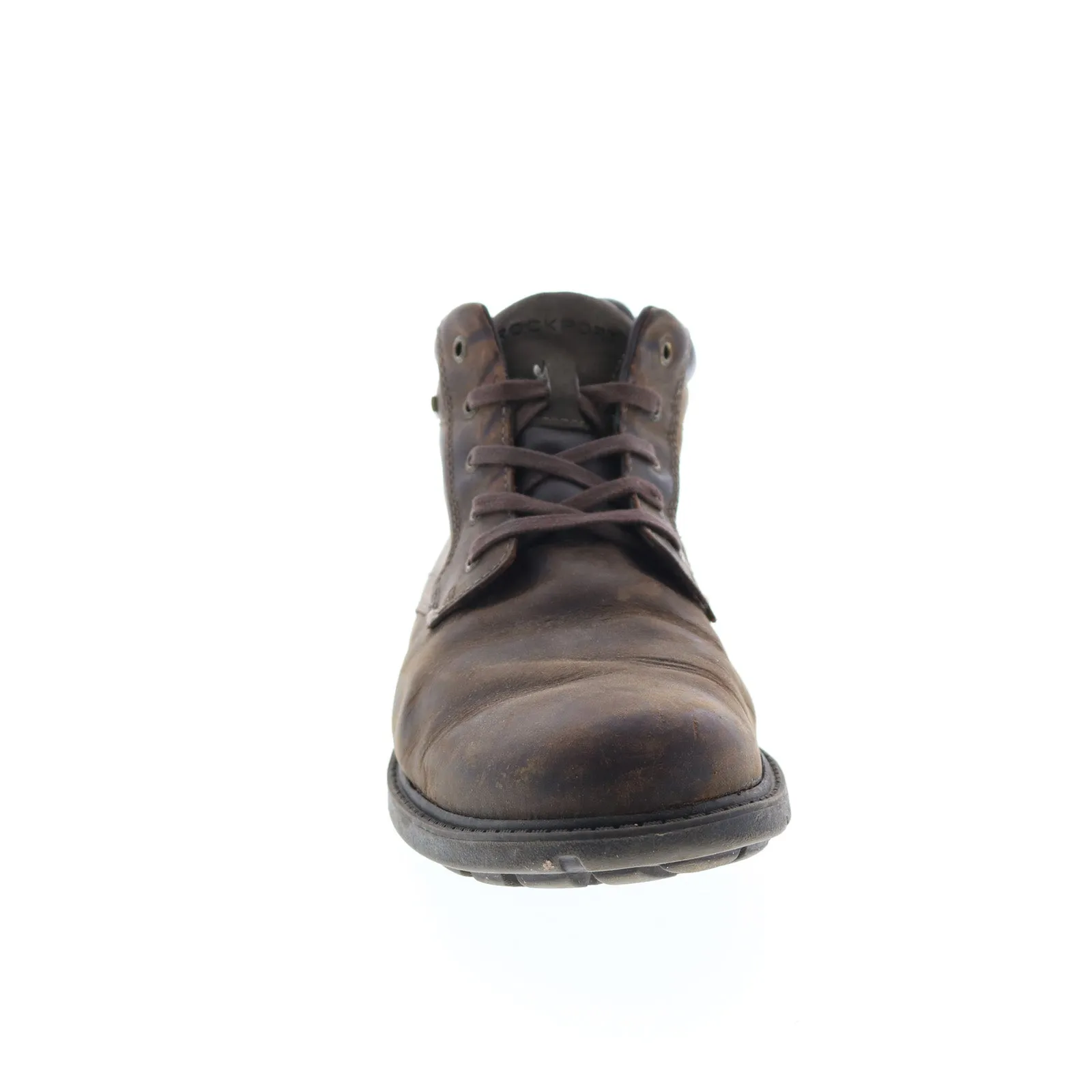 Rockport Rugged Bucks Waterproof Leather Boots Brown Chukkas.